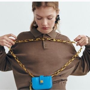 Zara Leather Crossbody Cardholder